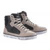 boty J-6 WATERPROOF, ALPINESTARS (černá/krémová)