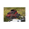 tankbag na motocykl Q4R QR, OXFORD (černý/červený, s rychloupínacím systémem na víčka nádrže, objem 4 l)