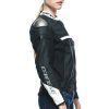 Dámská kožená bunda DAINESE RAPIDA černo/bílá, perforovaná