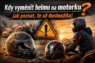 🏍️💨 Helma není víno – nestárne do dokonalosti! Po pár letech už chrání méně. Zkontroluj, jestli není čas na novou!...