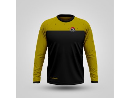 Trailový dres s dlouhým rukávem Unisex S