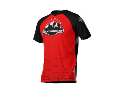 BIKEACTION Factory trailový dres - krátký rukáv XXL