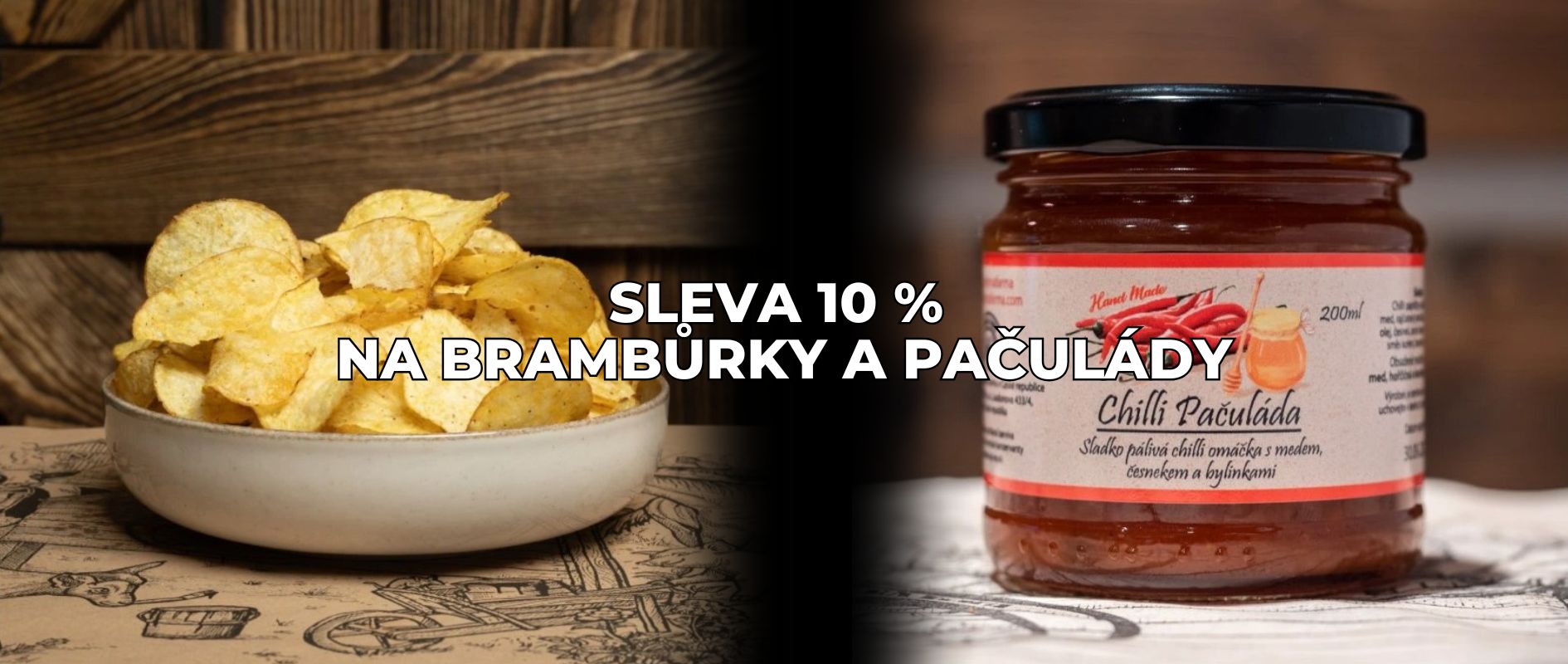 Brambůrky a pačulády 10 %