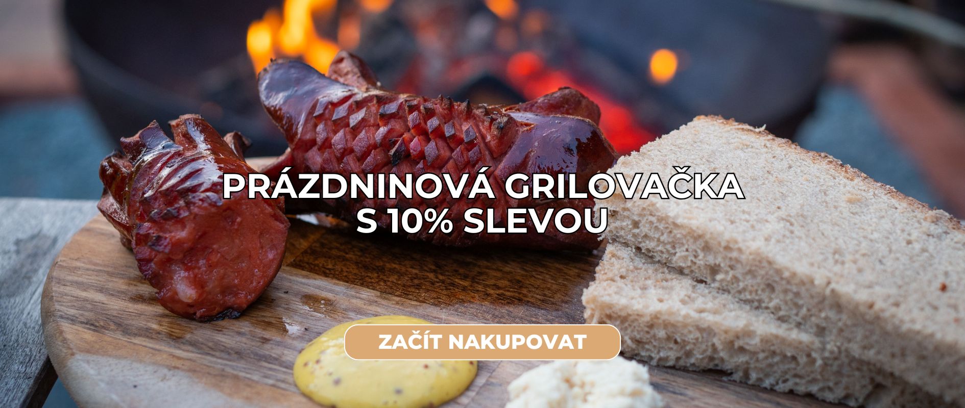 Prázdninová grilovačka 10 %