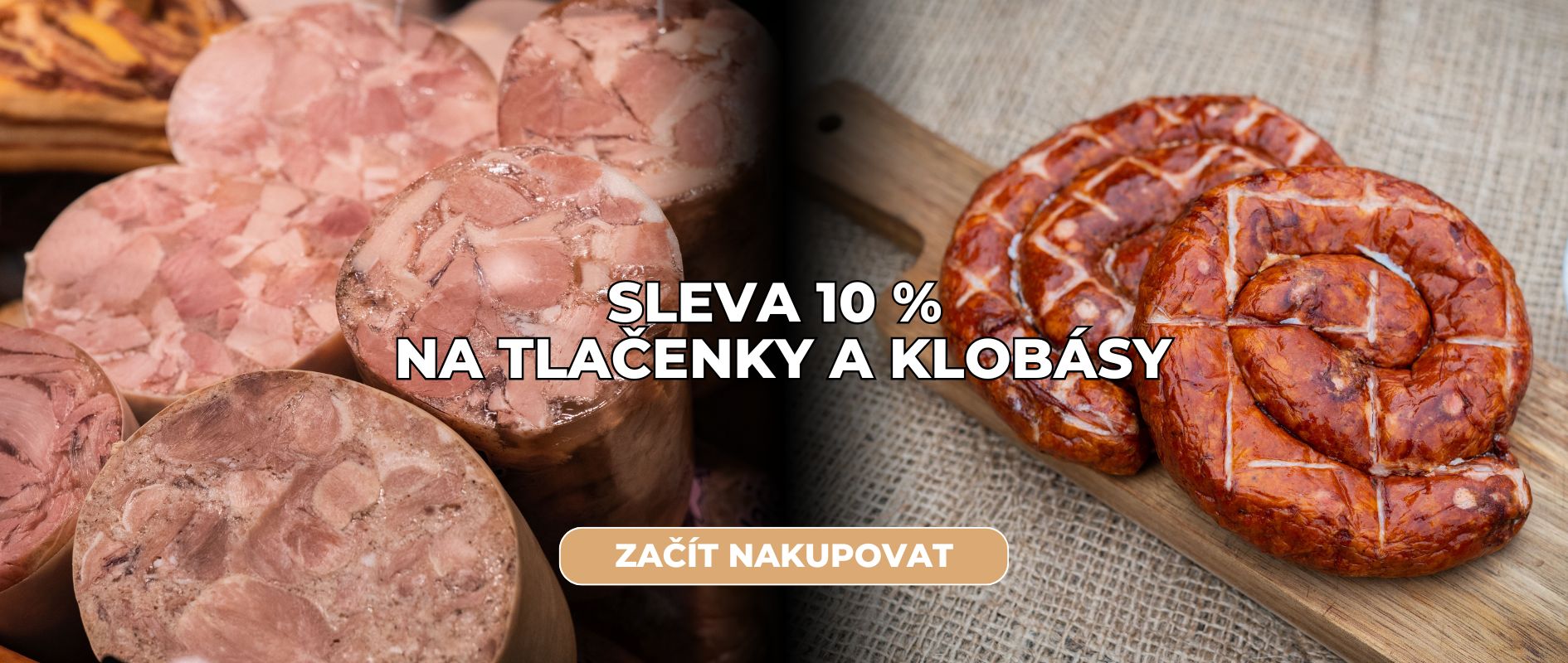 Tlačenky & klobásy 10 %