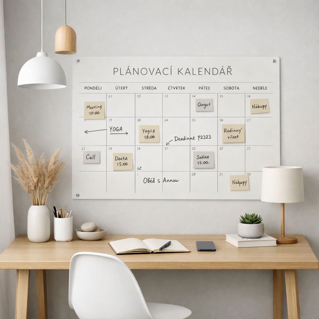 Minimalistický interiér a plánovací kalendář: jak sladit funkčnost s designem