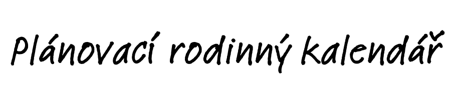Plánovací rodinný kalendář