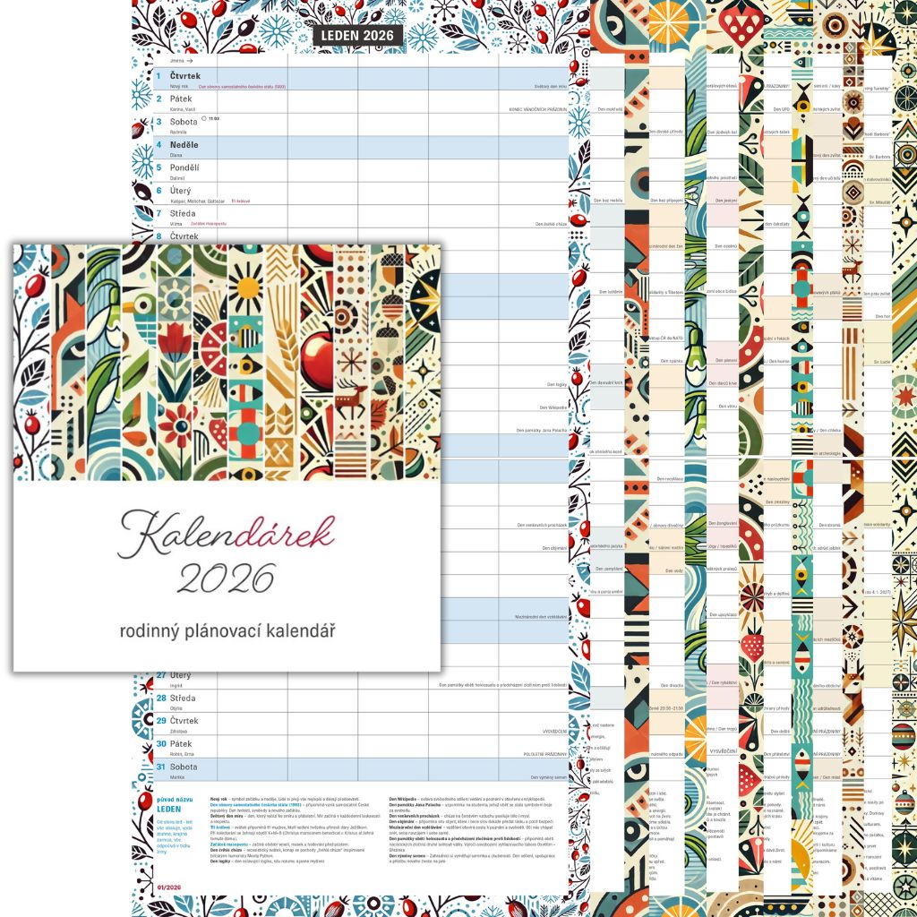 KalenDÁREK = kalendář jako dárek
