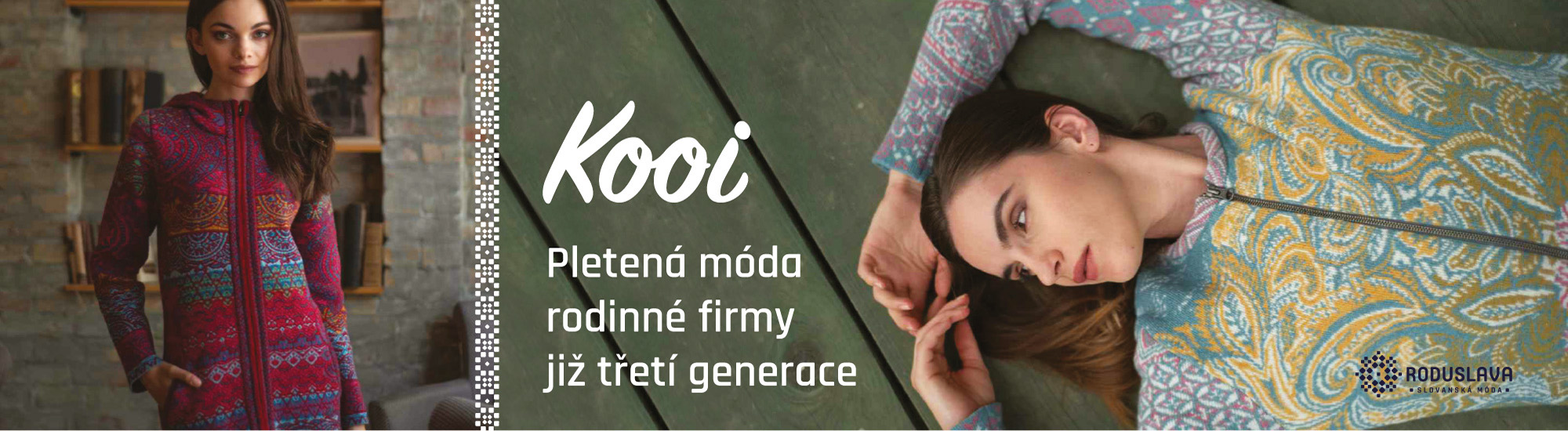 Limitovaná edice pletené módy Kooi