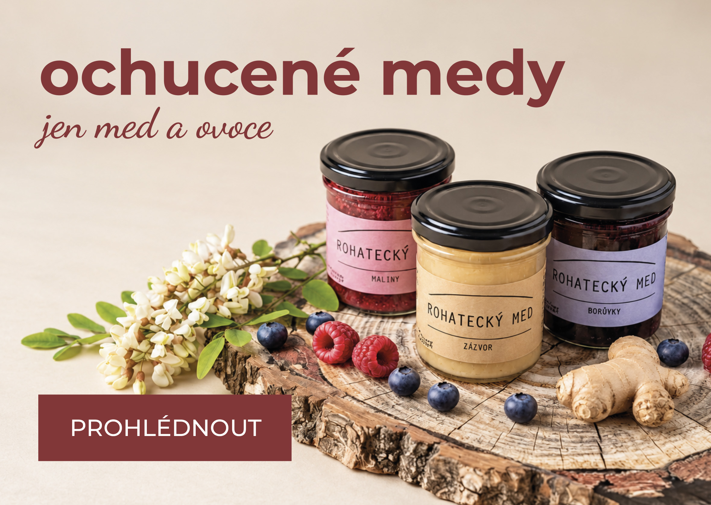 ochucený med