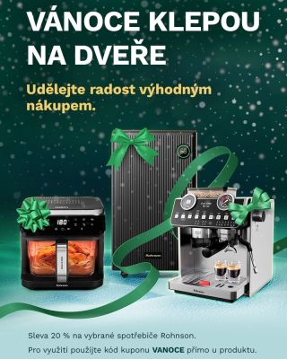 🎄 Sleva 20 % na označené produkty 🎁 Kód: VANOCE ⚡ Platí jen na vybrané položky - označené štítkem VANOCE 👍 Možnost výměny...