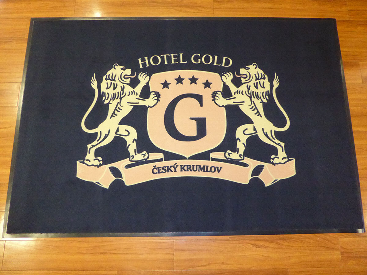 Logová rohož pro hotel GOLD