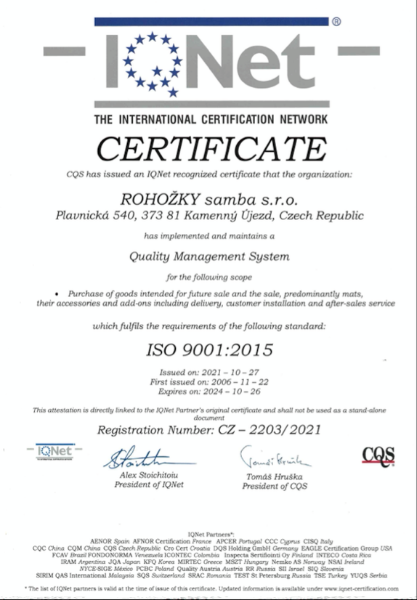 certifikat-iqnet_en_rohozky_samba_do2024