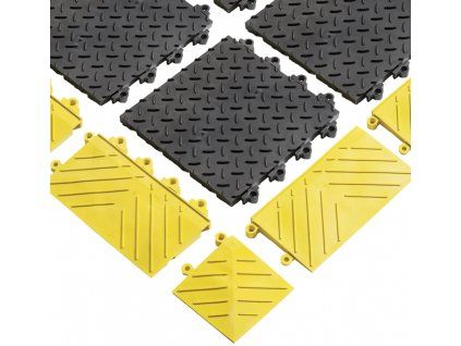 Modulová protiúnavová rohož Diamond Flex-Lok Solid N621 do suchých provozů
