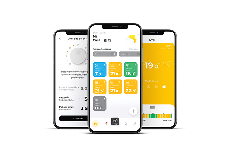 Rointe Nexa aplikace