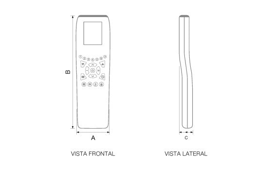 Technical dimensions Air Control