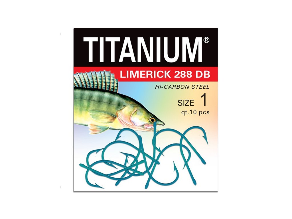 Titanium LIMERICK 288DB (Varianta Robinson Rybářský háček LIMERICK 288DB vel. 1 10ks)