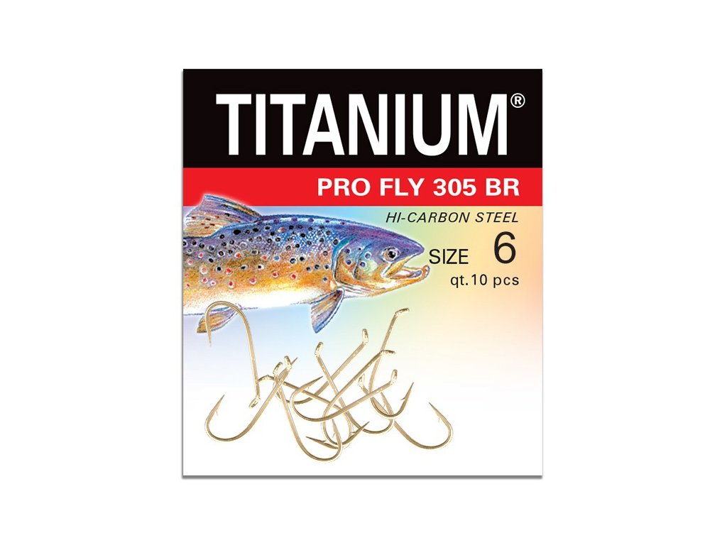 Titanium PRO FLY 305BR 10ks (Varianta Titanium PRO FLY 305BR vel. 6 10ks)