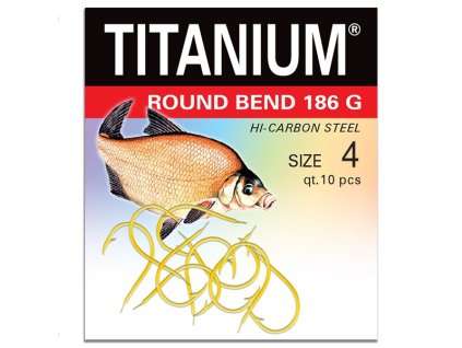 Titanium ROUND BEND 186G 10ks (Varianta Titanium ROUND BEND 186G vel. 4 10ks)