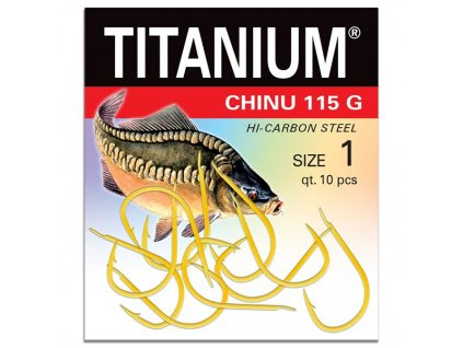 Titanium CHINU 115G 10ks (Varianta Titanium CHINU 115G vel. 1 10ks)