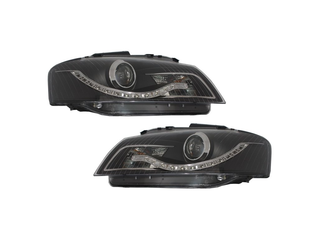 b2b headlights daylight suitable for audi a3 8p 48063 6015060