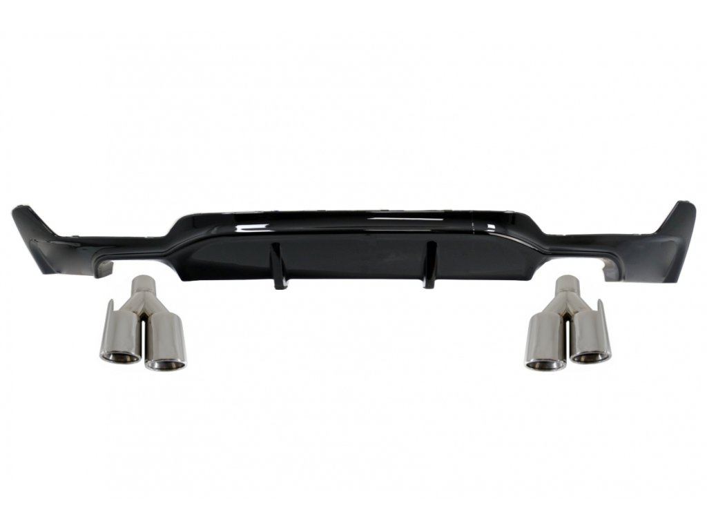 b2b rear bumper air diffuser with exhaust muffler 5997340 6046506