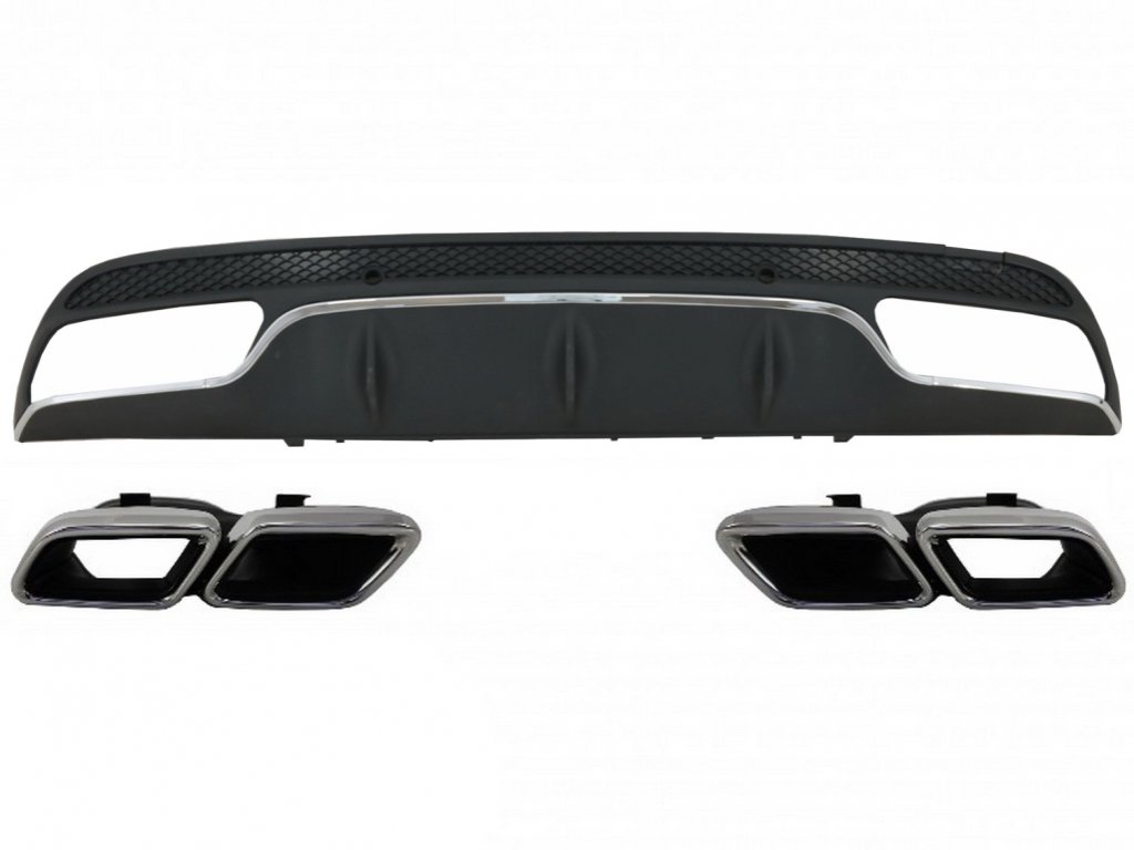 b2b rear bumper diffuser suitable for mercedes 5997095 6044539