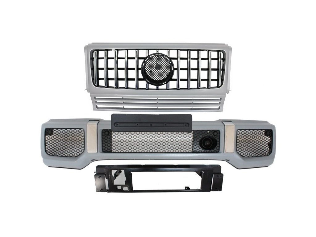 b2b front bumper with silver grille suitable for 5996640 6039162