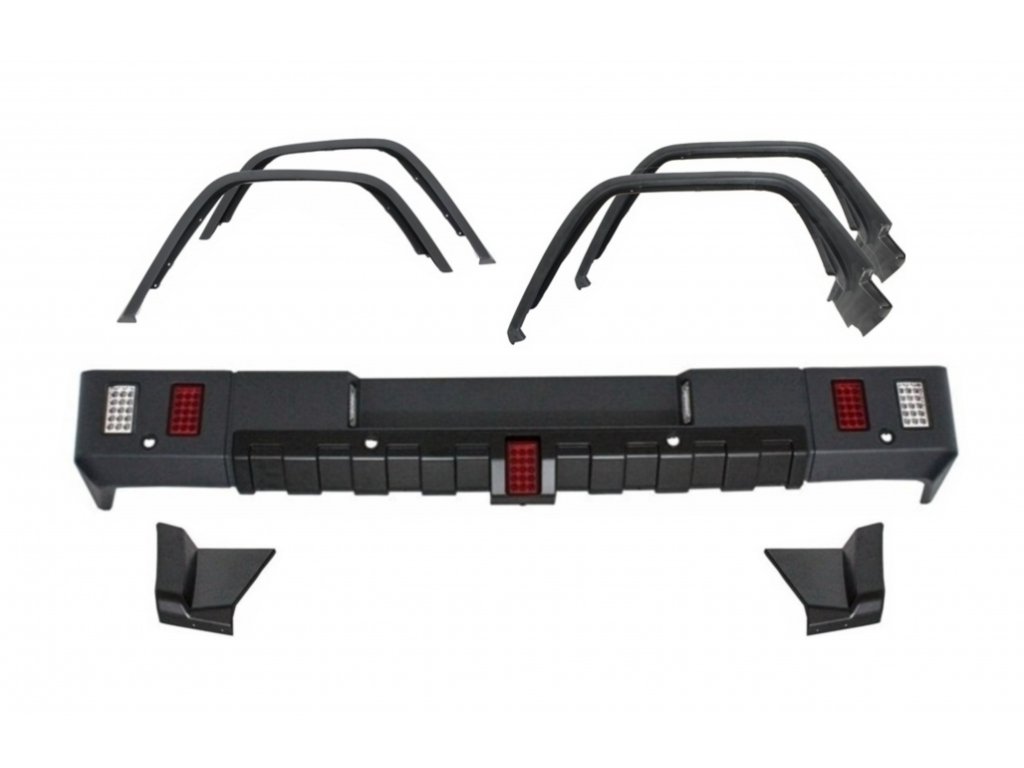 b2b rear bumper with fender flares wheel arches 5999735 6064437