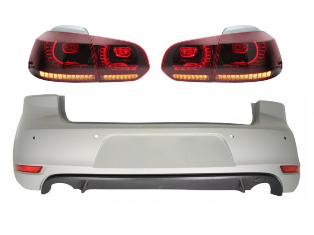 b2b rear bumper suitable for vw golf 6 vi 2008 2012 5997621 6049877