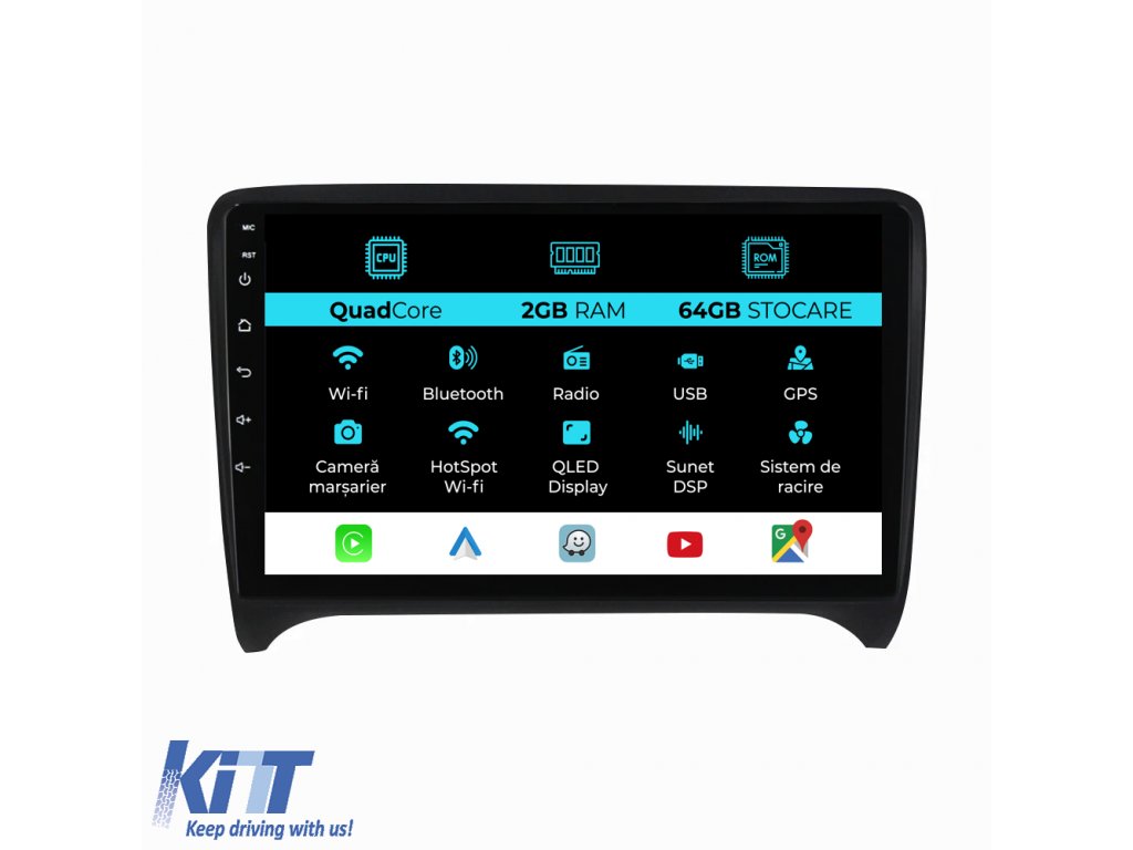 b2b navigation for audi tt 2006 2014 9 inch 2gb 6003628 6115940
