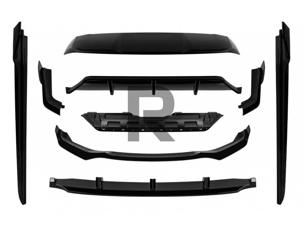 b2b aero package type black knight suitable for bmw 6011614 6261052
