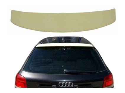 b2b roof spoiler suitable for audi a3 8p hatchback 5991775 6026007