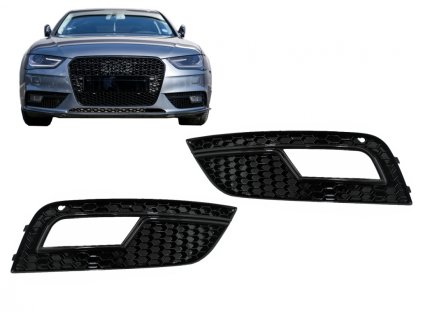 b2b fog lamp covers suitable for audi a4 b8 facelift 5985906 6044825