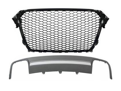 b2b assembly central grille with rear bumper valance 5992327 6026920