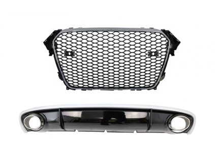 b2b badgeless front grille with bumper diffuser 5993467 6032347