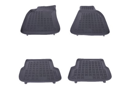 b2b floor mat rubber black suitable for audi a6 4f c6 5987232 5999633