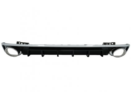 b2b rear bumper valance diffuser with exhaust tips 6000376 6075715