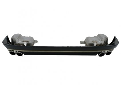b2b rear bumper diffuser valance with exhaust muffler 5997749 6054413