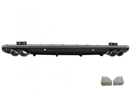 b2b rear bumper spoiler valance diffuser double 5996707 6041995