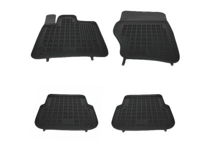b2b rubber floor mat black suitable for audi q7 4l 5987237 6018047