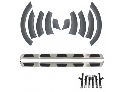 b2b body kit wheel arches running boards side steps 5993085 6030723