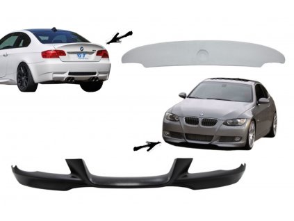 b2b front bumper lip and rear trunk spoiler lid 5999155 6056769