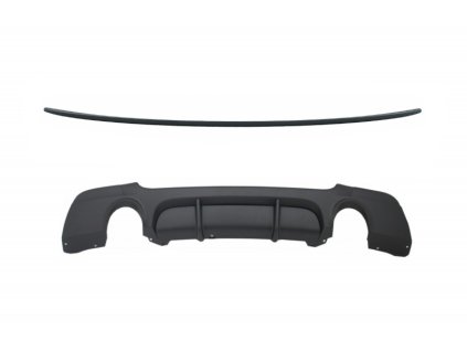 b2b rear bumper diffuser with trunk boot lid spoiler 5999649 6063265