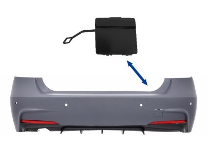 b2b tow hook cover rear bumper suitable for bmw 3 5990831 6021948