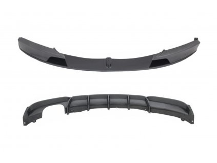 b2b front bumper spoiler splitter with rear diffuser 5999721 6064199