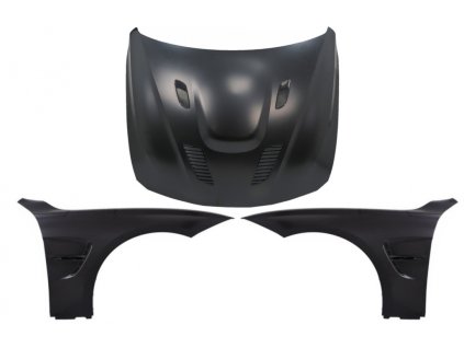 b2b hood bonnet with front fenders black suitable for 5999880 6065773