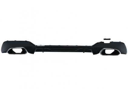 b2b rear bumper valance diffuser with chrome exhaust 6000433 6078156