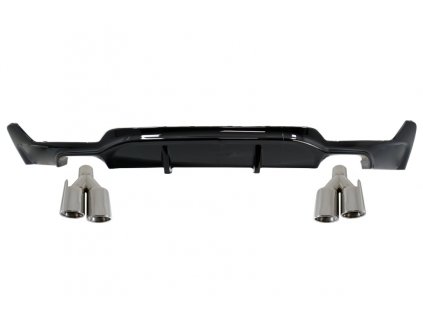 b2b rear bumper air diffuser with exhaust muffler 5997340 6046506