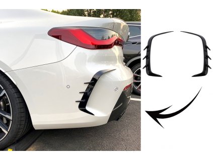 b2b rear bumper flaps side fins flics suitable for 6001980 6100599